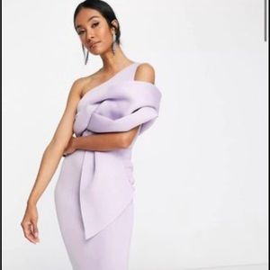 ASOS as Peekaboo Wedding Guest Dress In Lilac only worn once!
